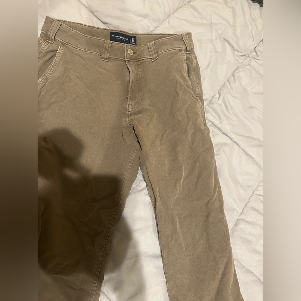 Abercrombie & Fitch Men's Khaki Chinos